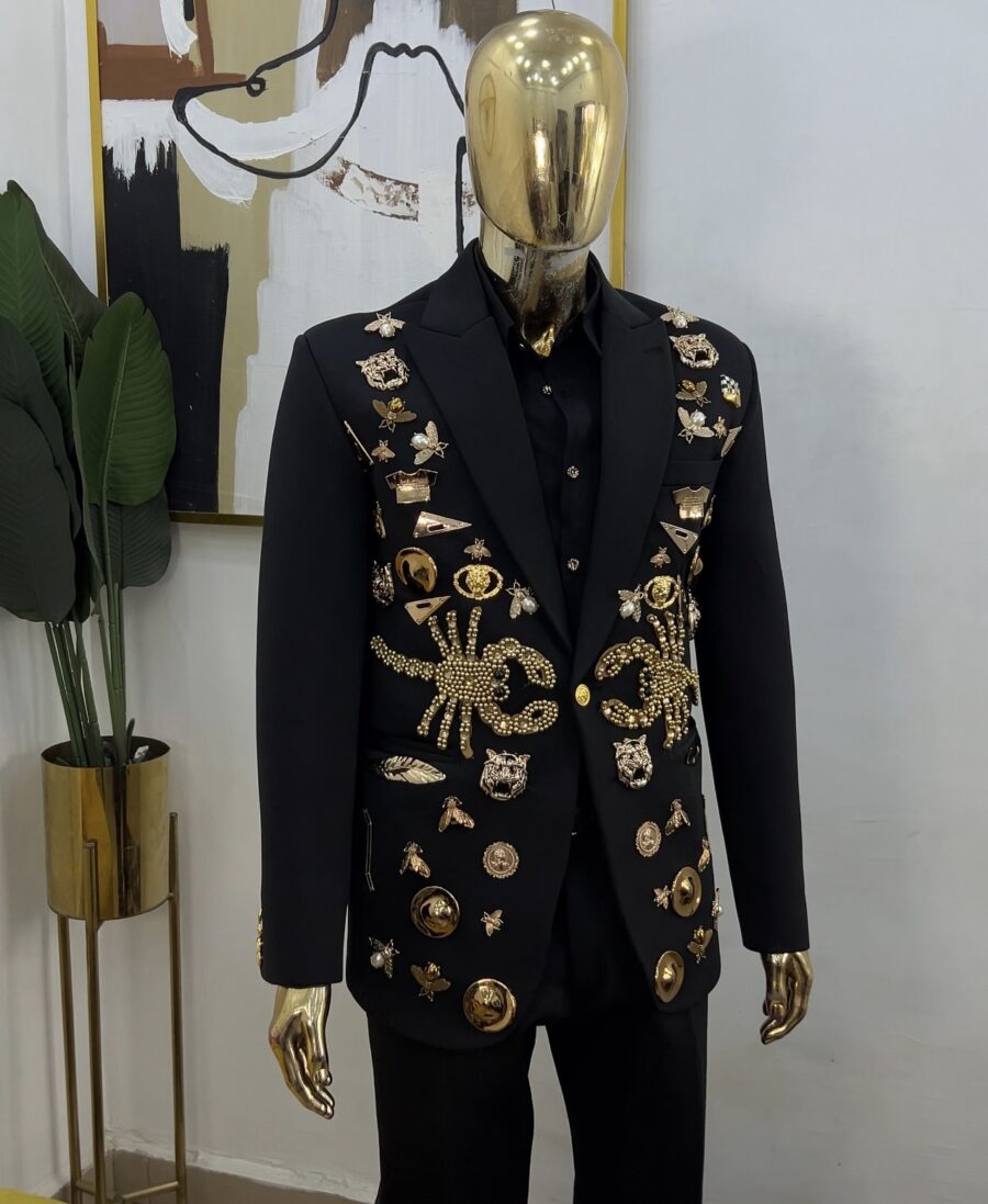 The “Ntwala” Embellished Suit